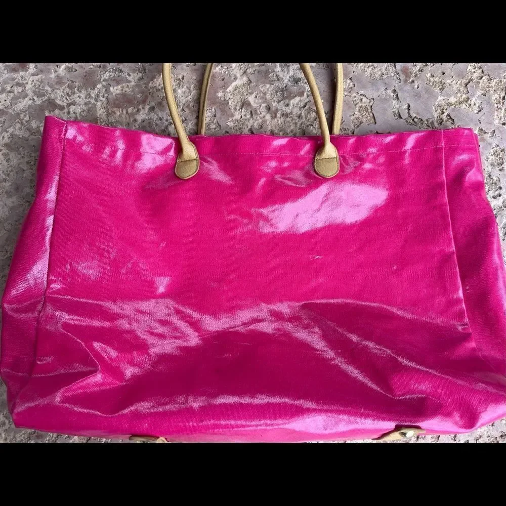 Victoria’s Secret vinyl tote bag